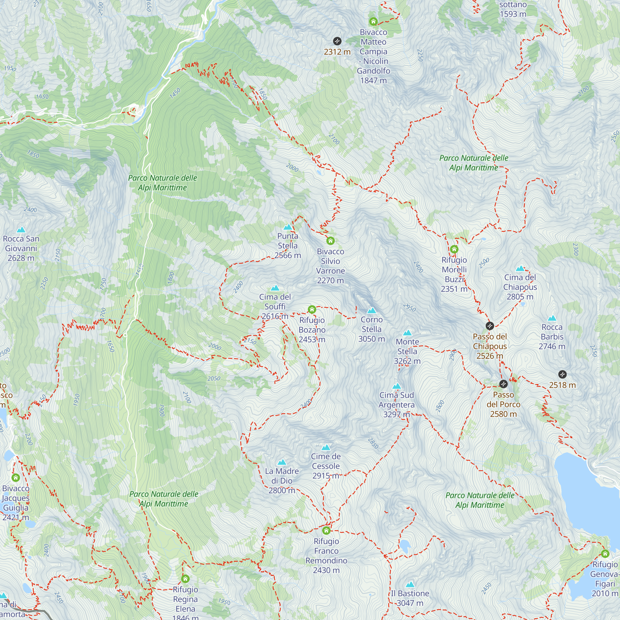 Locale invernale map