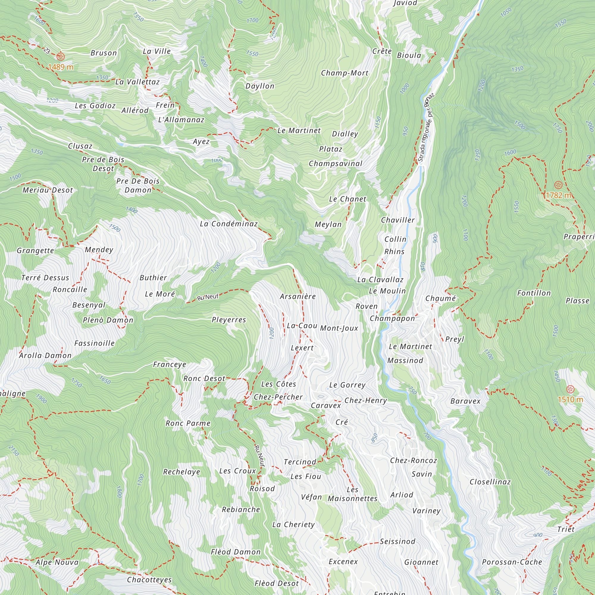 Saint Bernard Distillery map