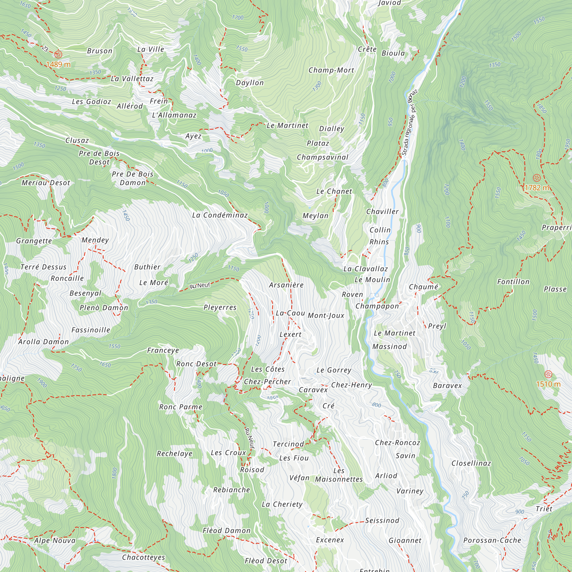 Saint Bernard Distillery map