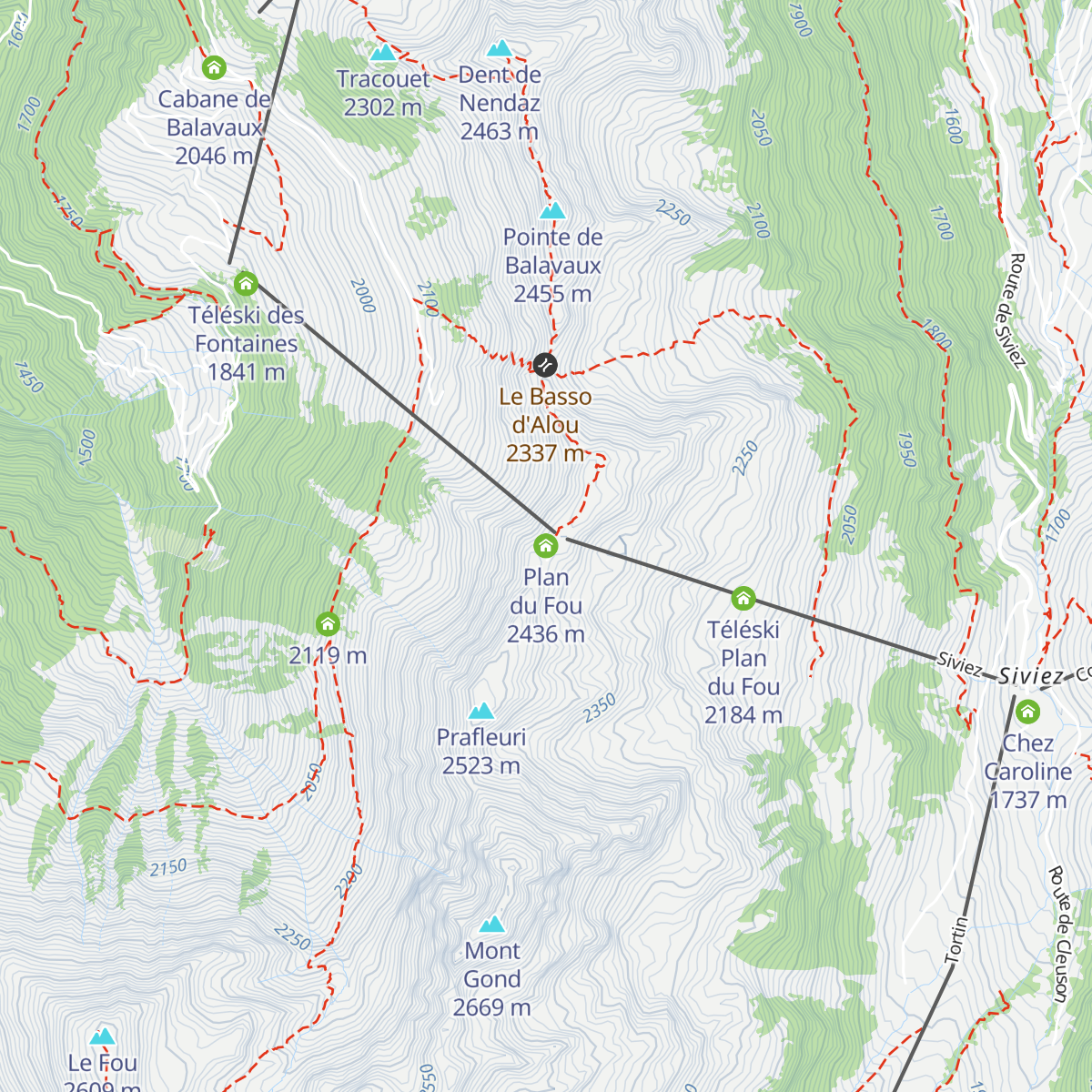 Plan du Fou map