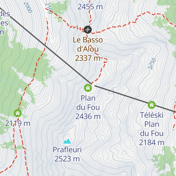 Map of Plan du Fou