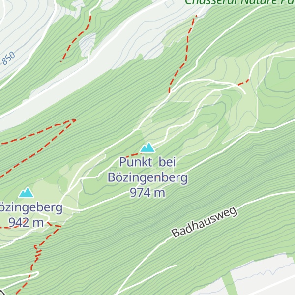 Map of Punkt  bei Bözingenberg