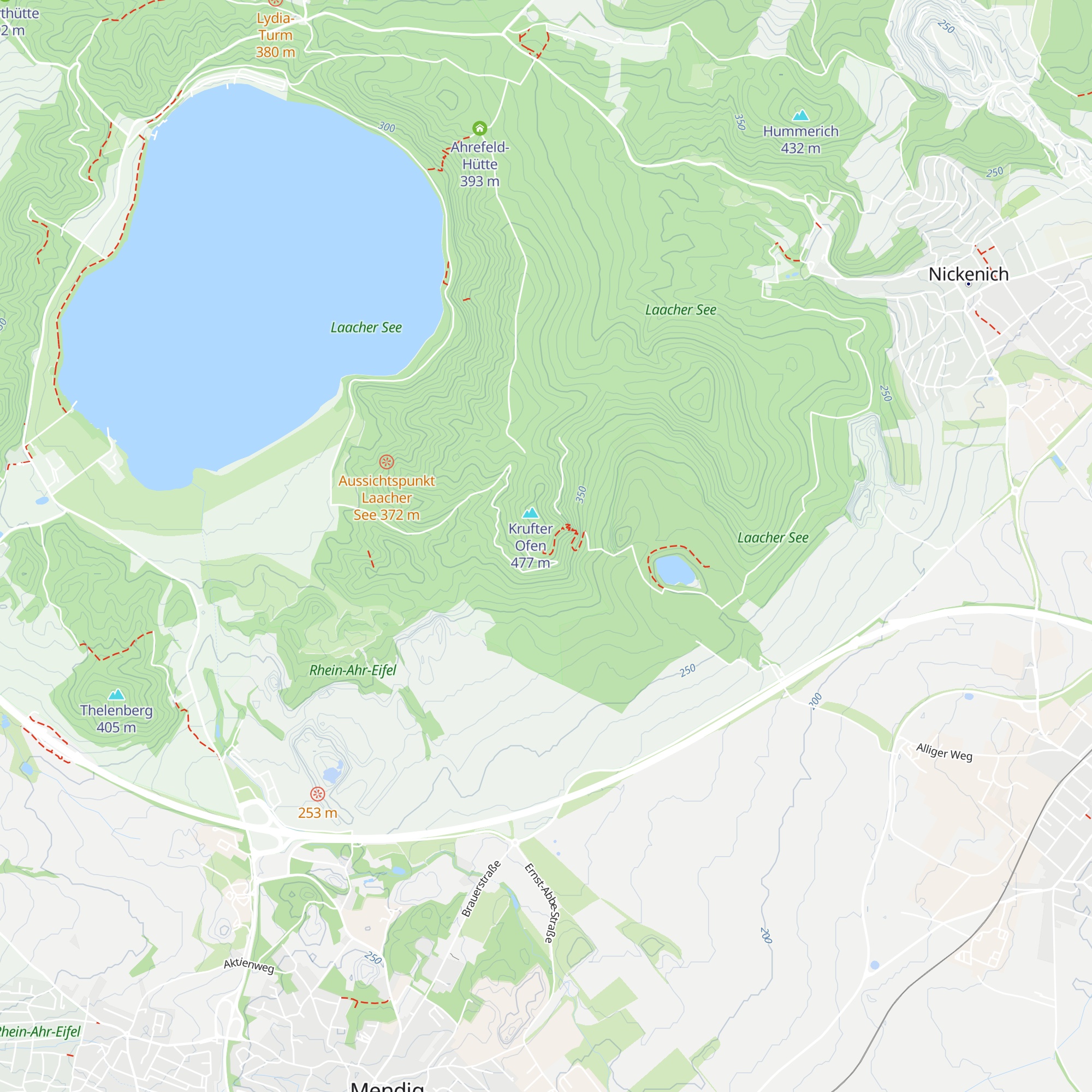 Schutzhütte Krufter Ofen map