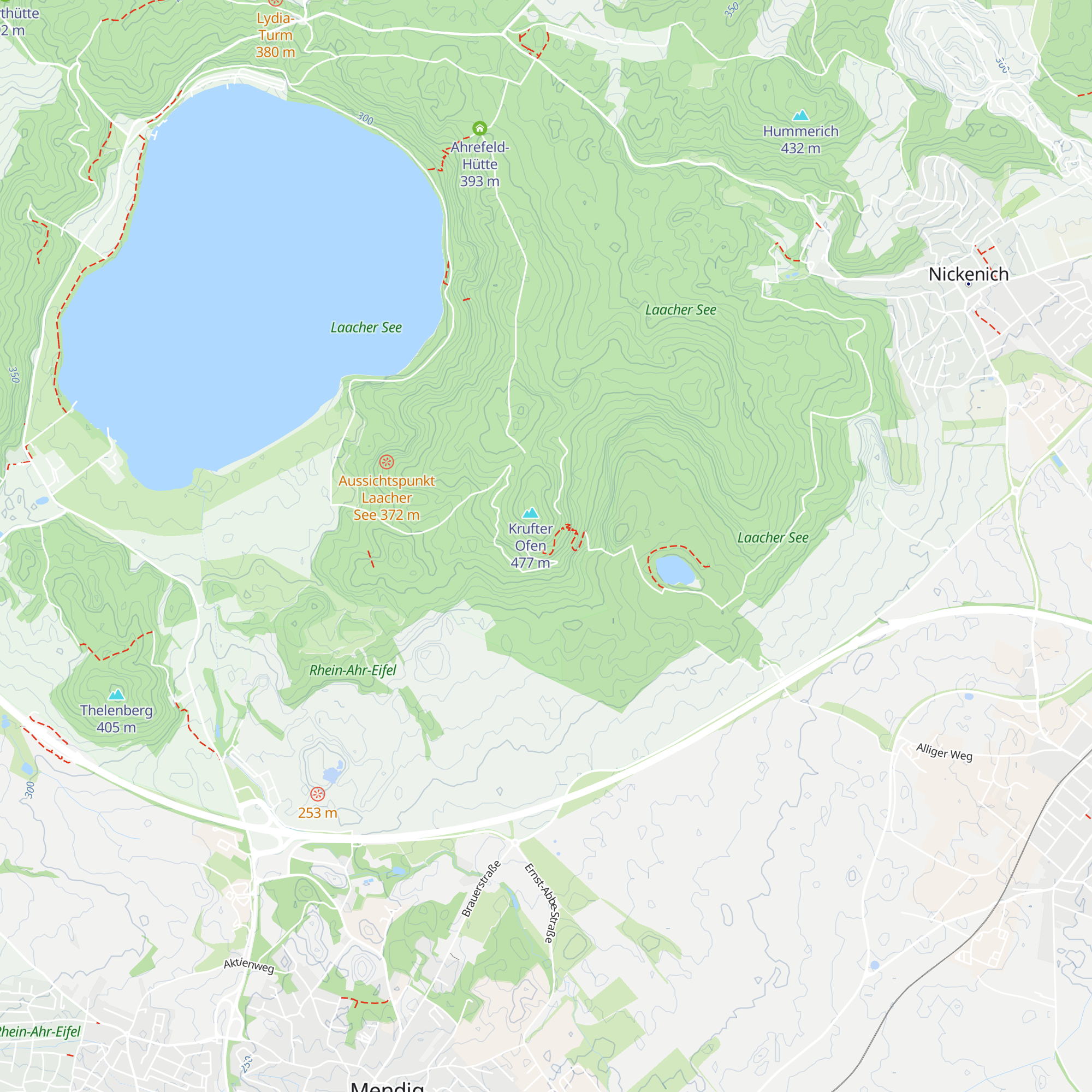 Schutzhütte Krufter Ofen map