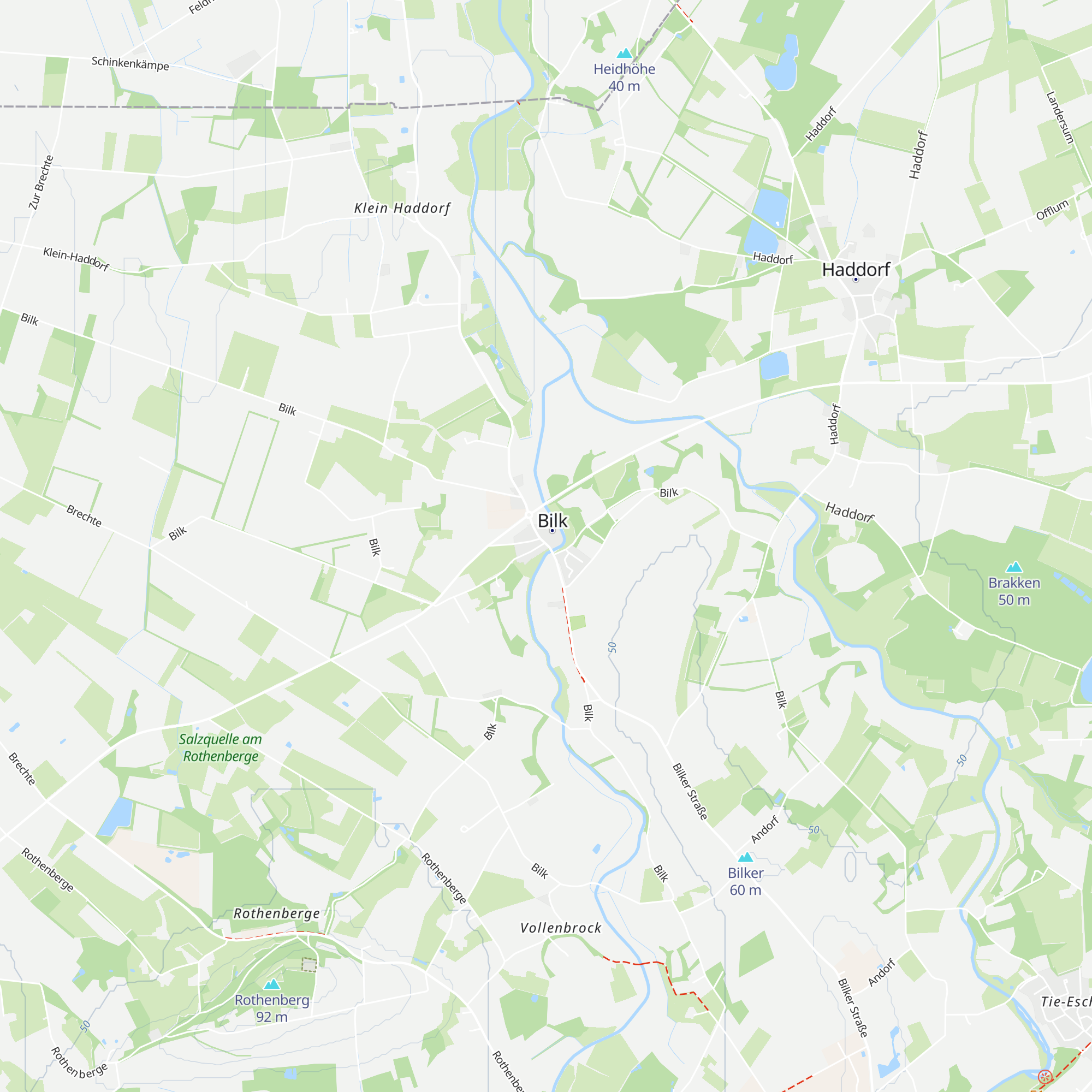 Wetterschutzhütte map
