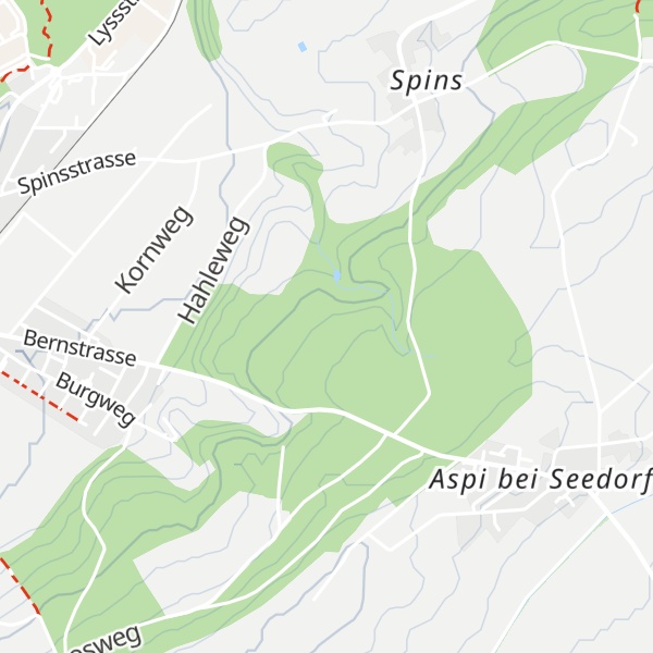 Map of Waldhütte Burgergemeinde Aarberg