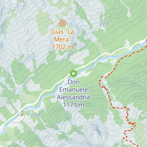 Map of Don Emanuele Alessandria