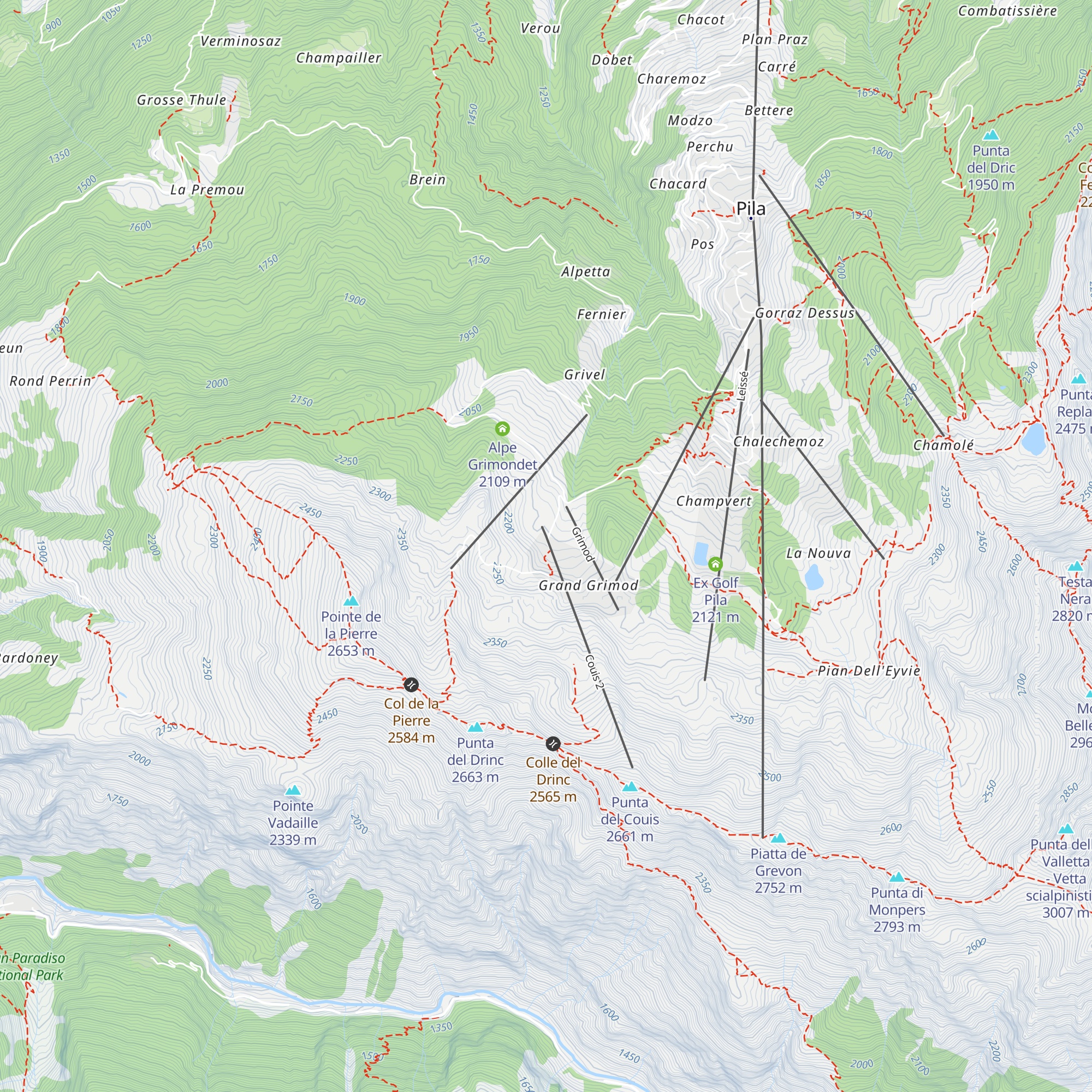 Lo Baoutson map