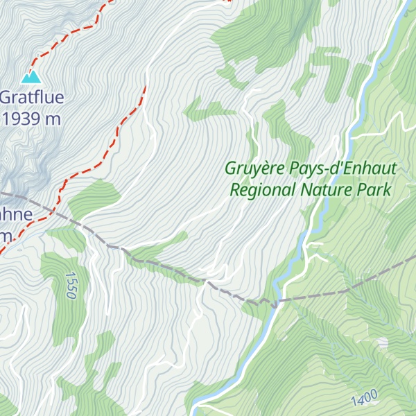 Map of Untere Gastlosen