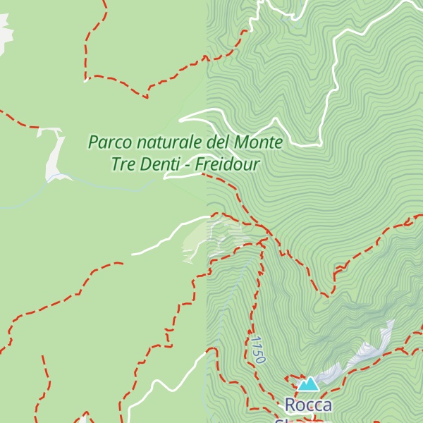 Map of Monte Sette Confini