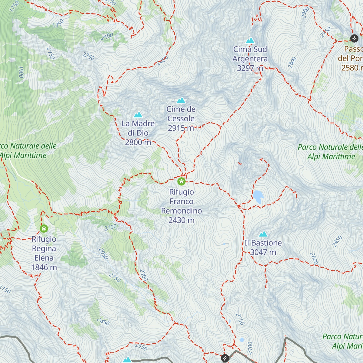 Rifugio Franco Remondino map