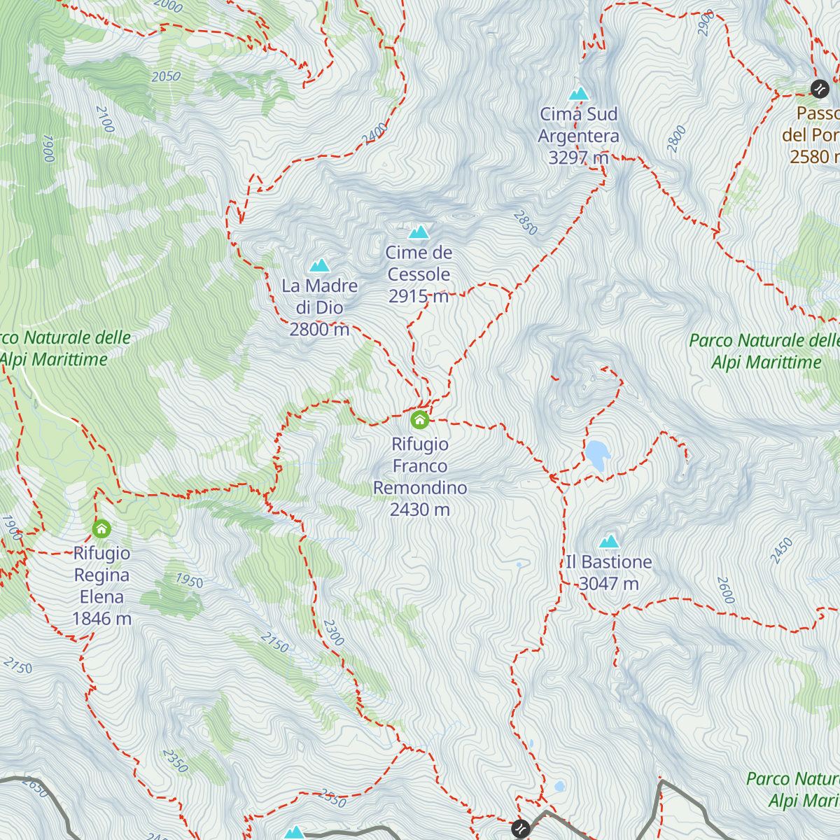 Rifugio Franco Remondino map
