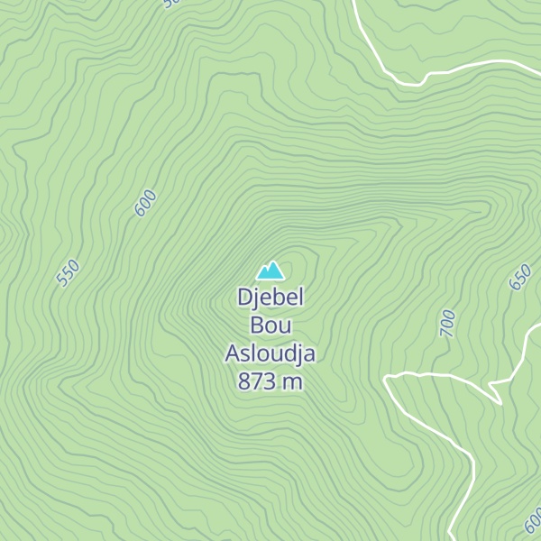 Map of Djebel Bou Asloudja