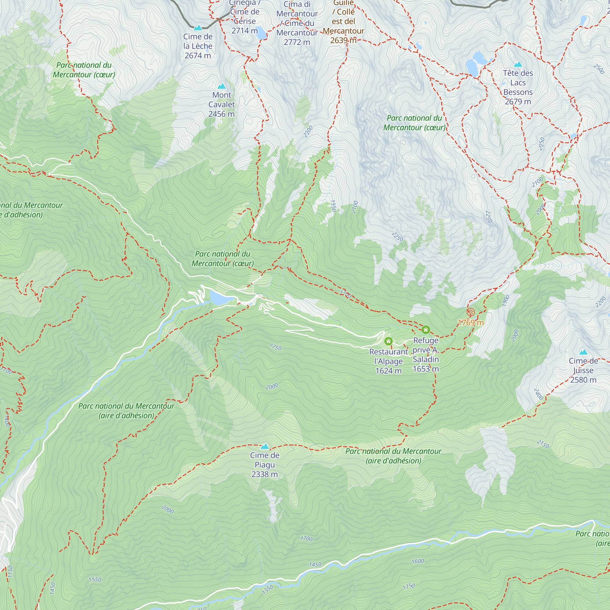 Affût des Erps map