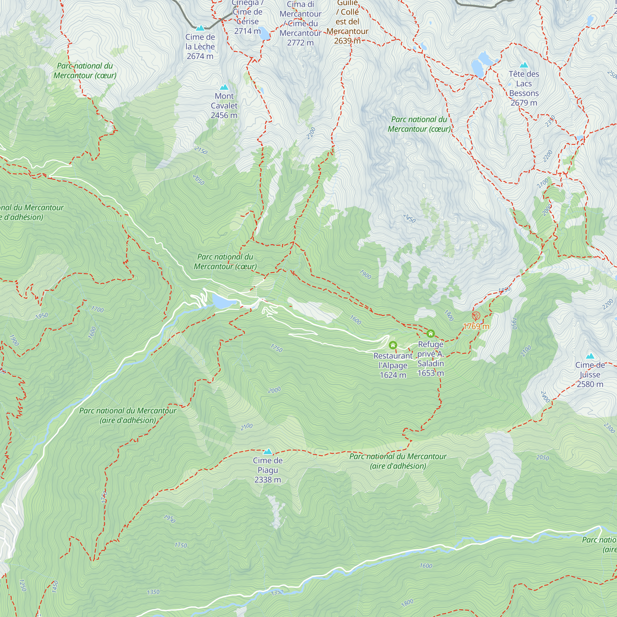 Affût des Erps map