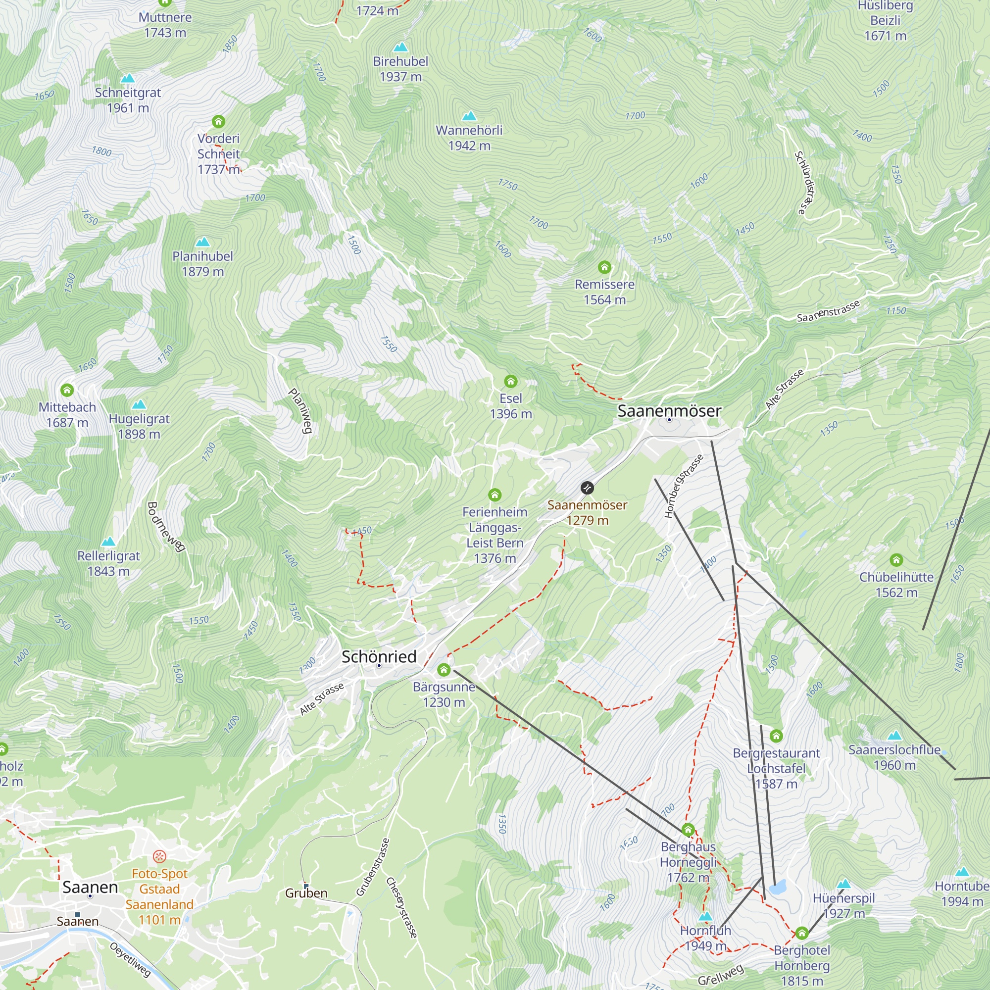 Ferienheim Länggas-Leist Bern map