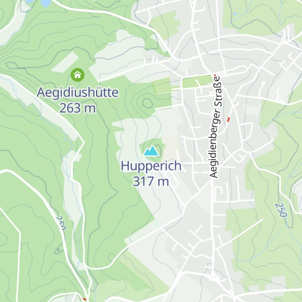Map of Hupperich
