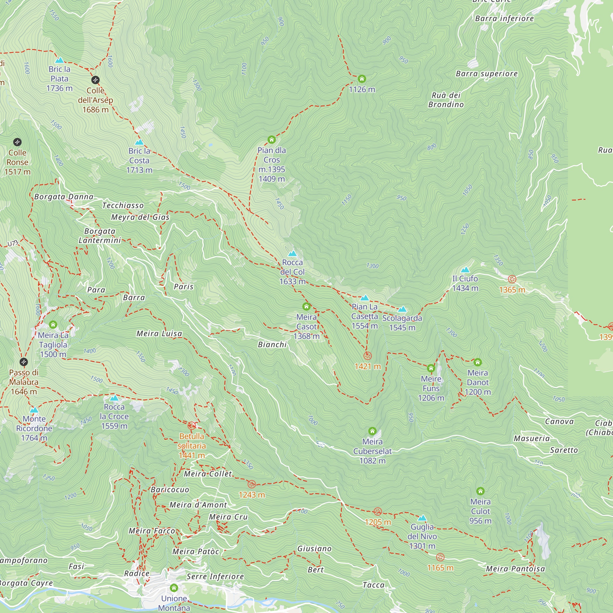 Meira Casot map