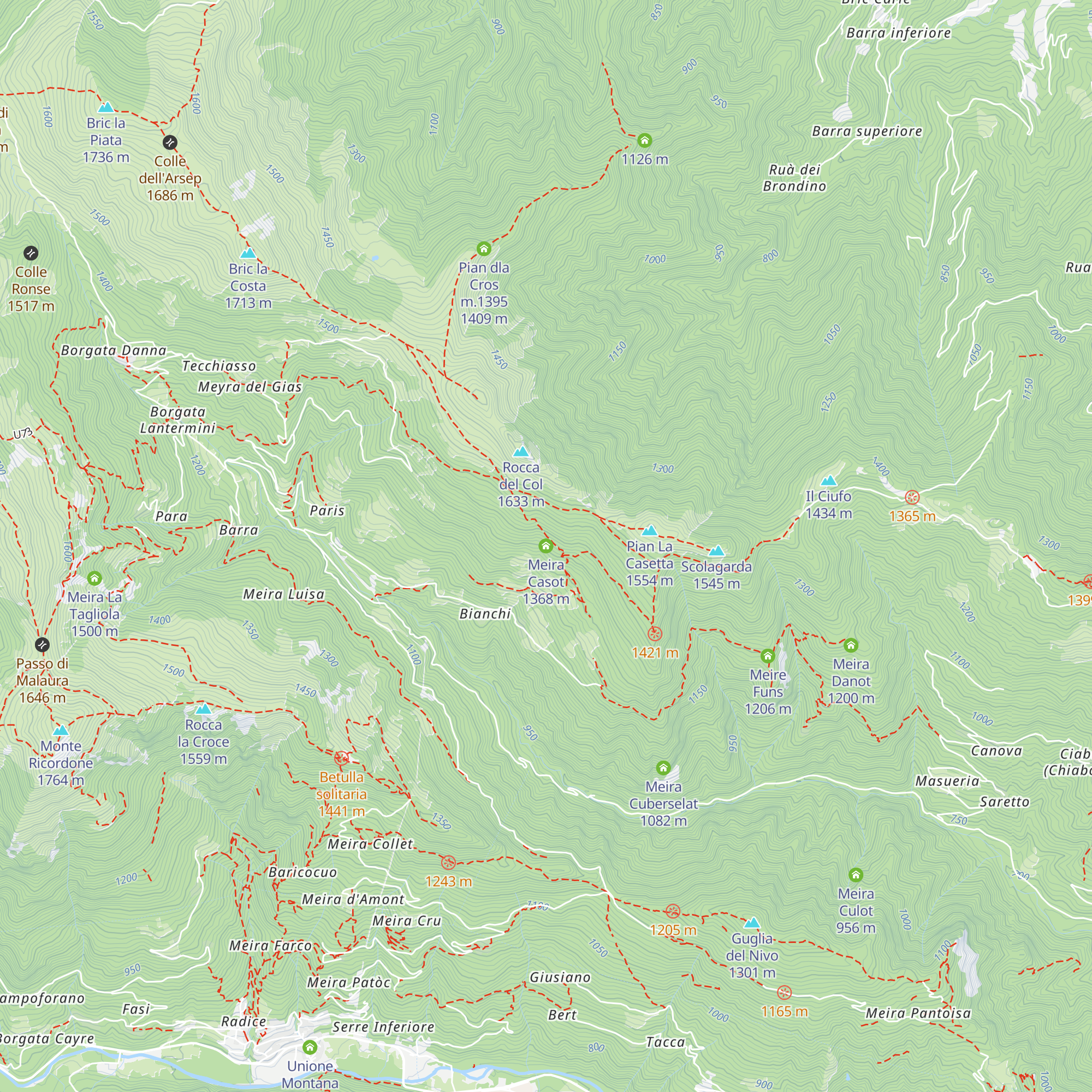 Meira Casot map