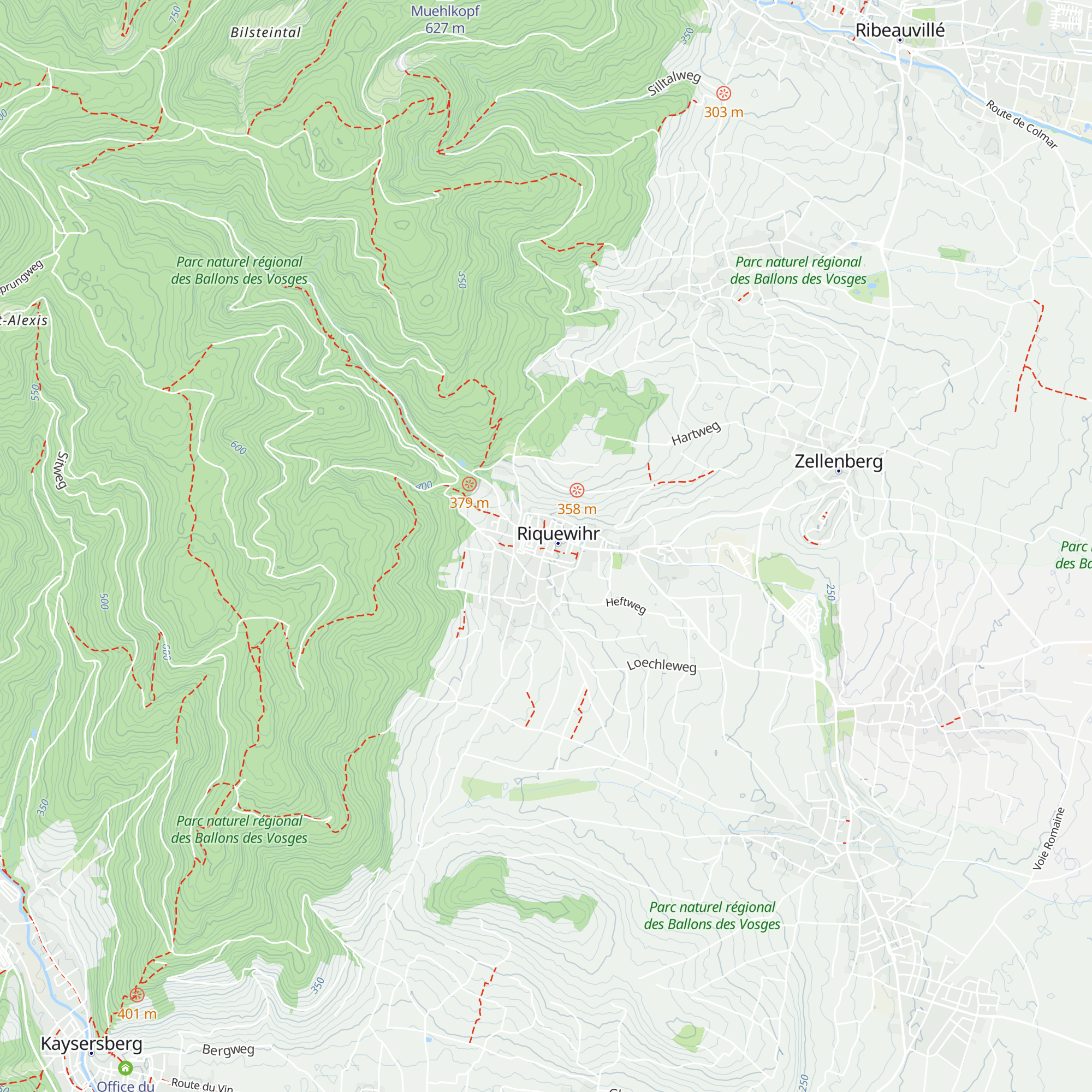 Gîtes les bains map