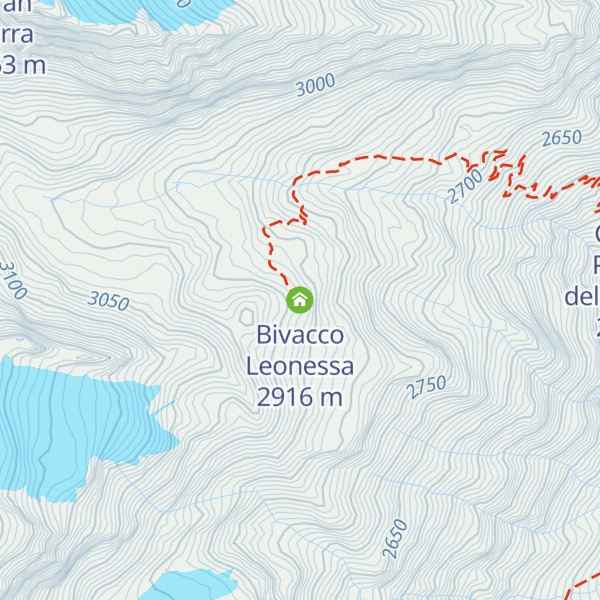 Map of Bivacco Leonessa