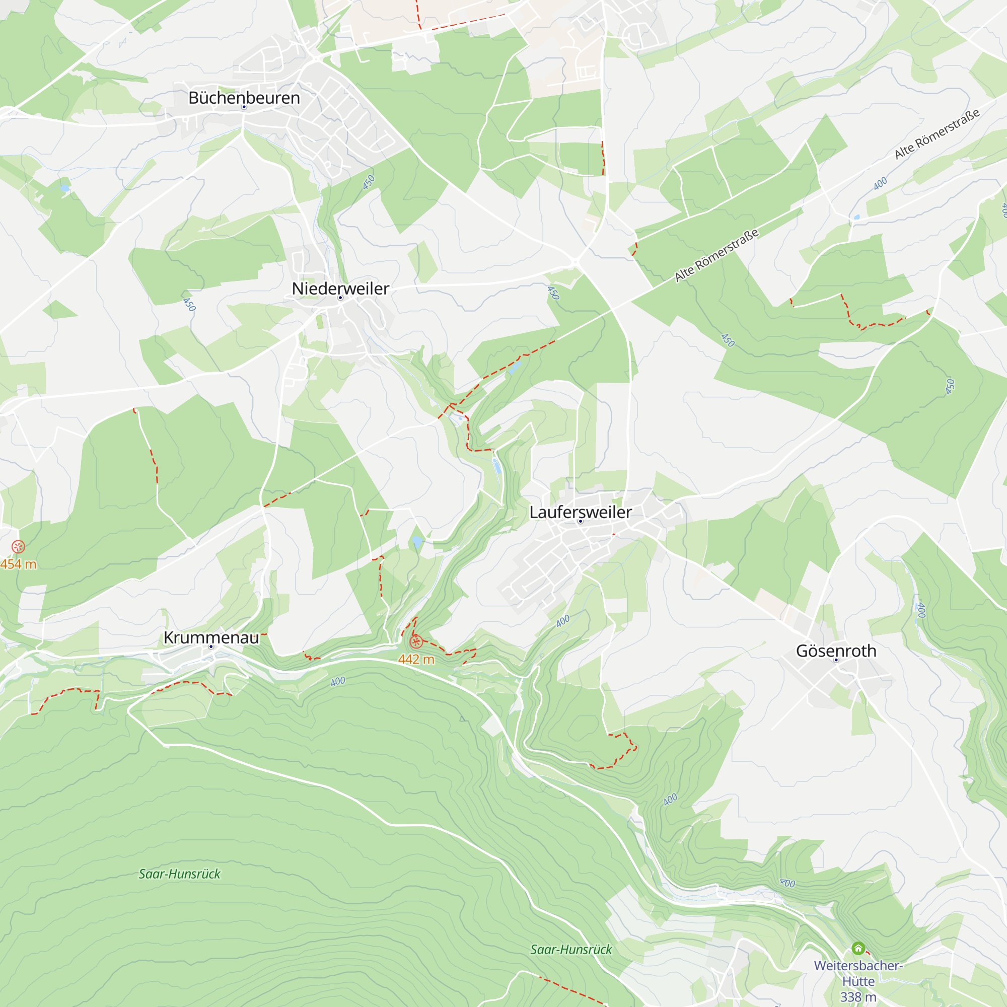 Alex-Hütte map