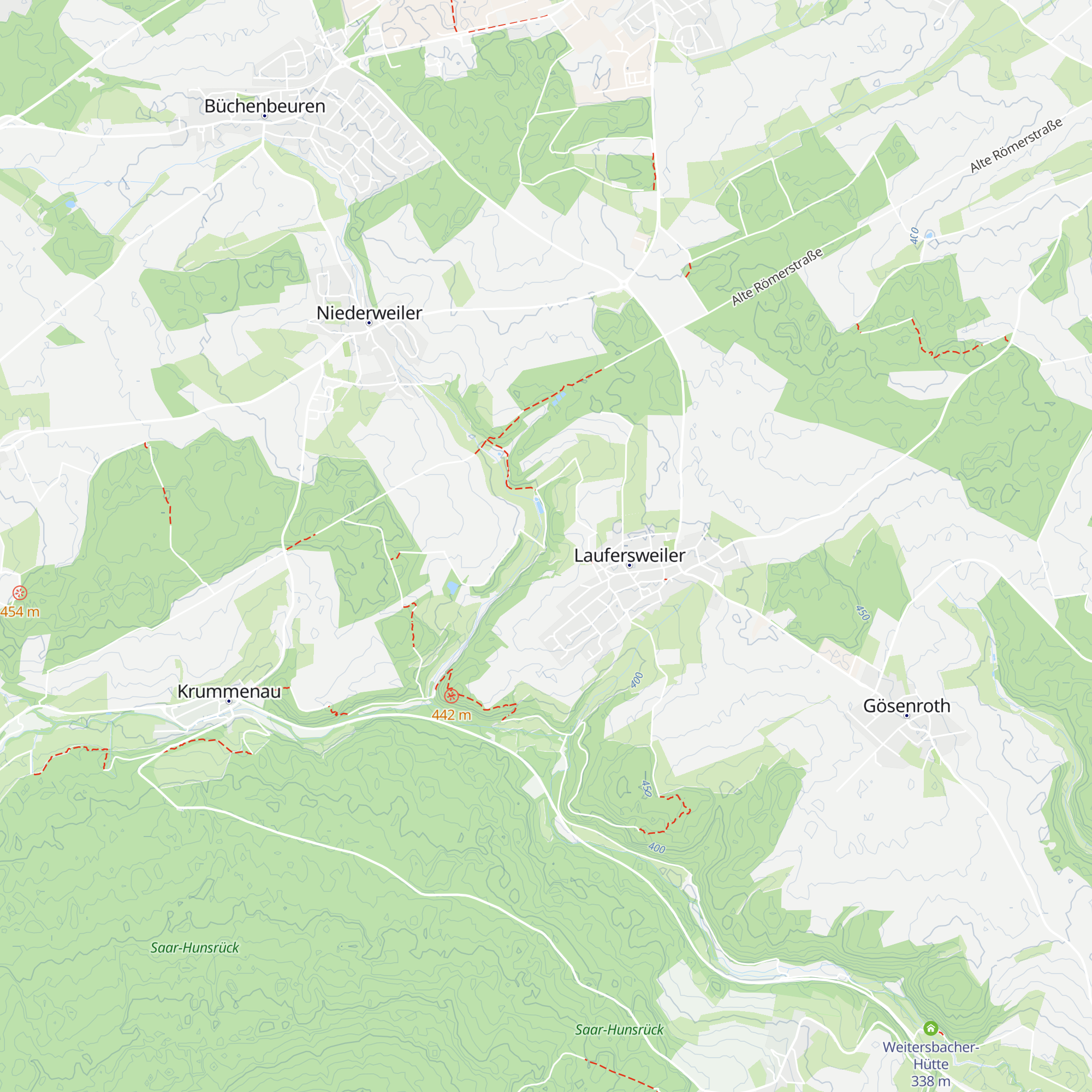 Alex-Hütte map