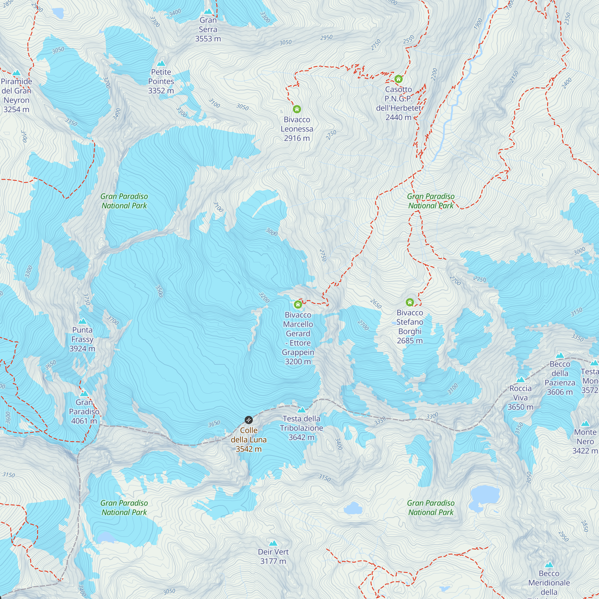 Bivacco Pol map