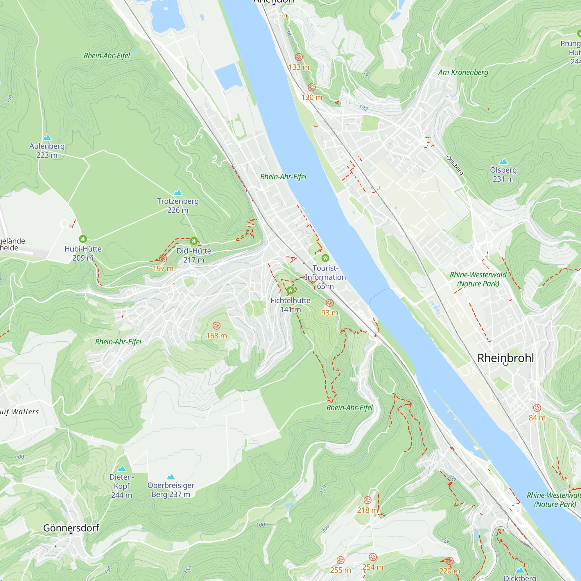 Fichtelhütte map