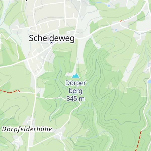 Map of Dörper berg