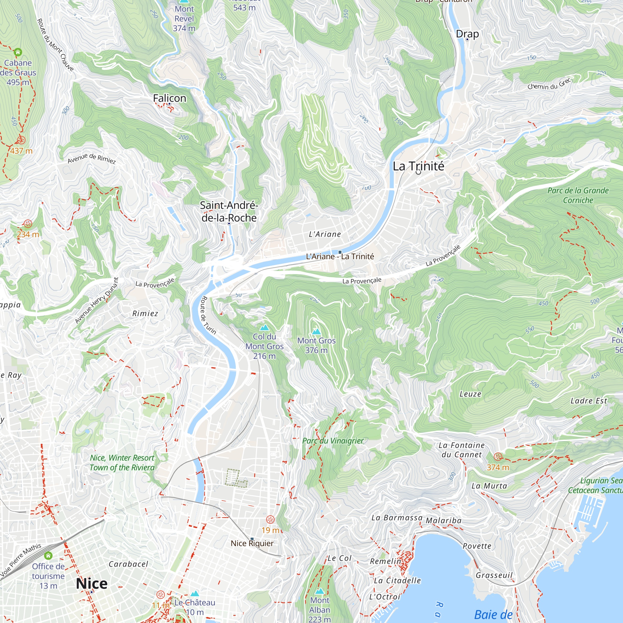Pavillon Magnétique map