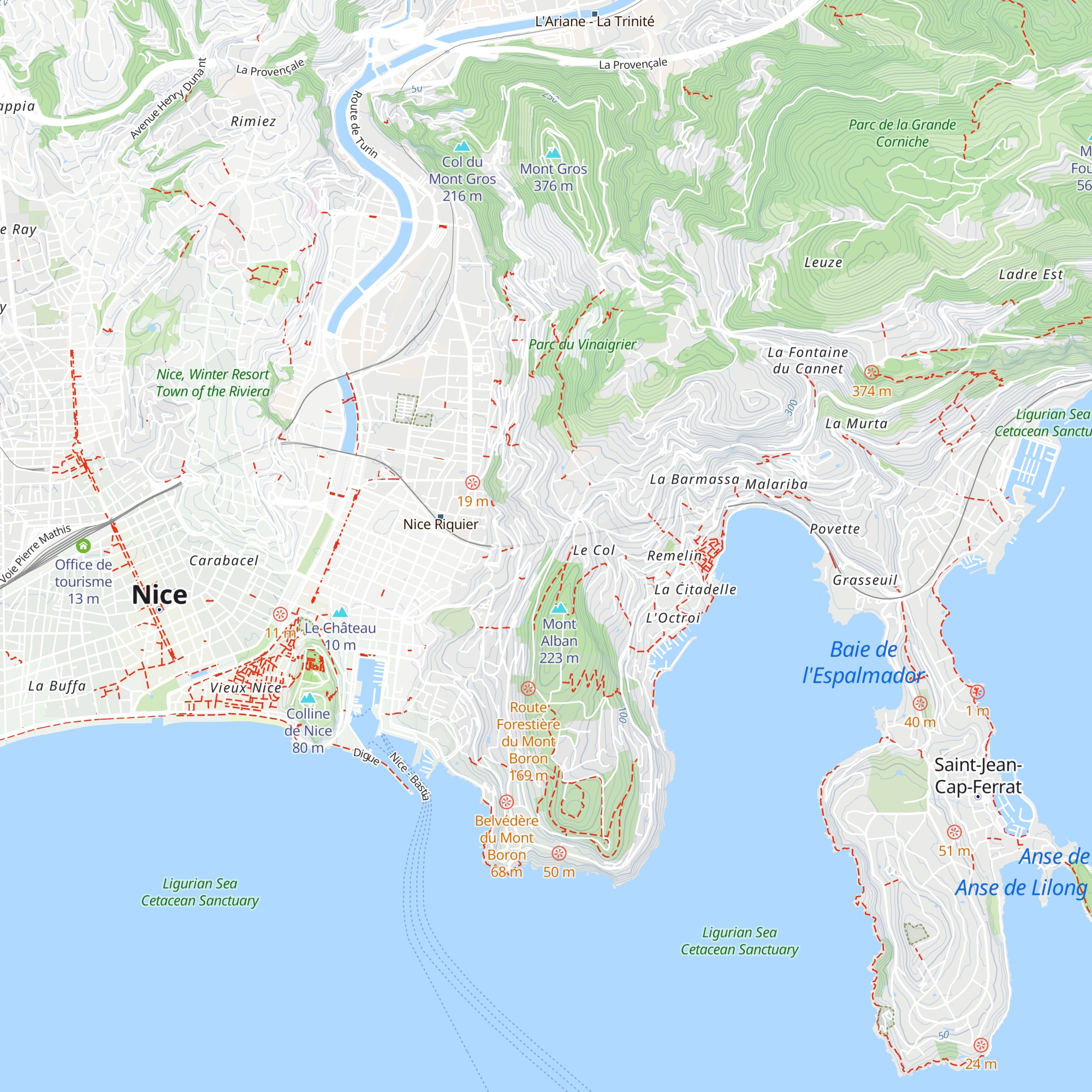 Monicalm map