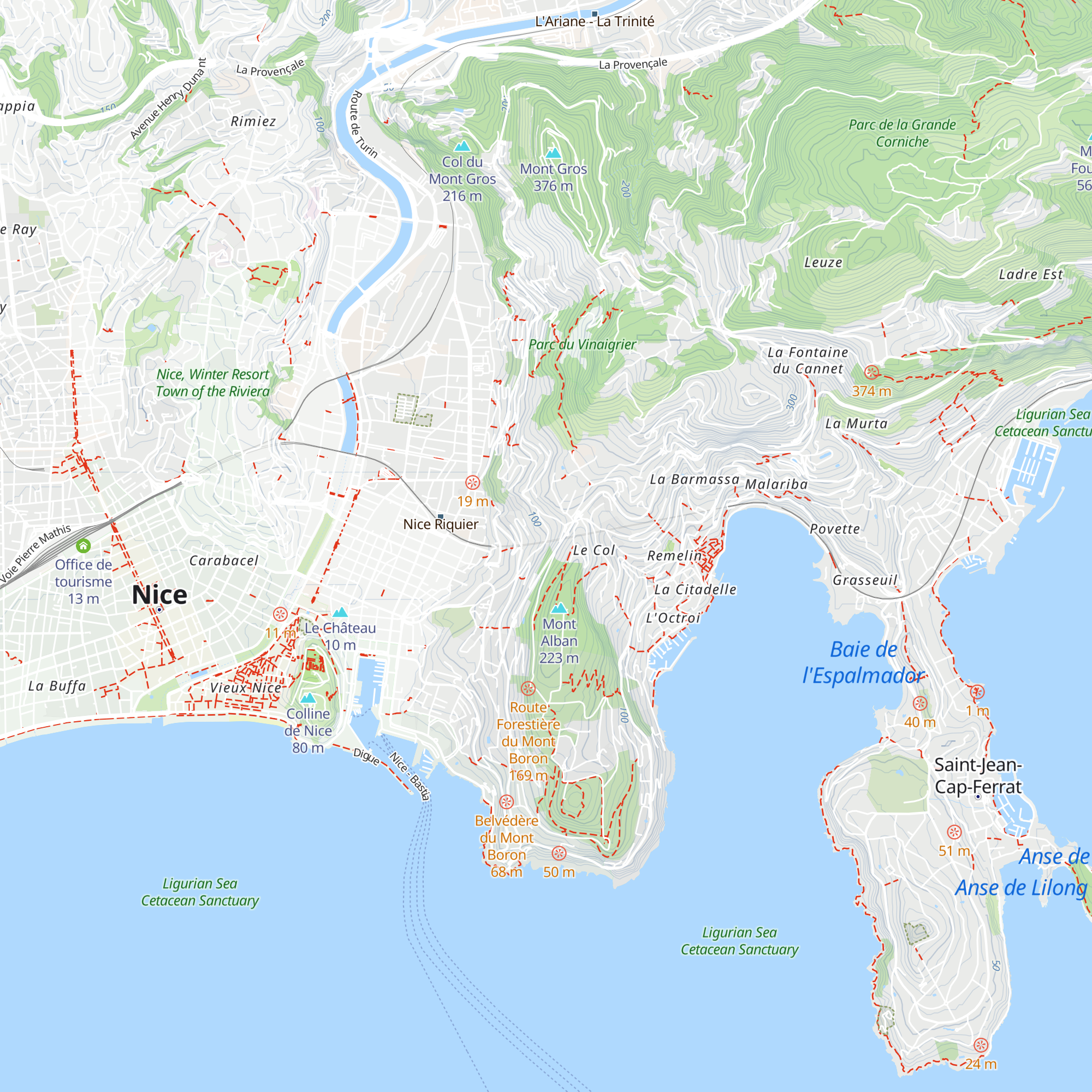 Monicalm map