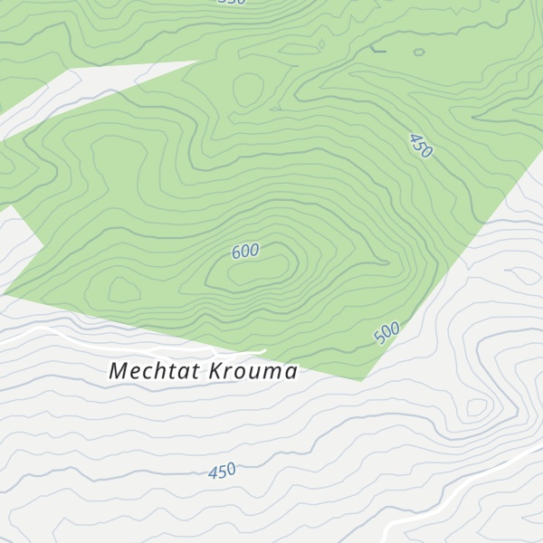 Map of Djebel Betoum