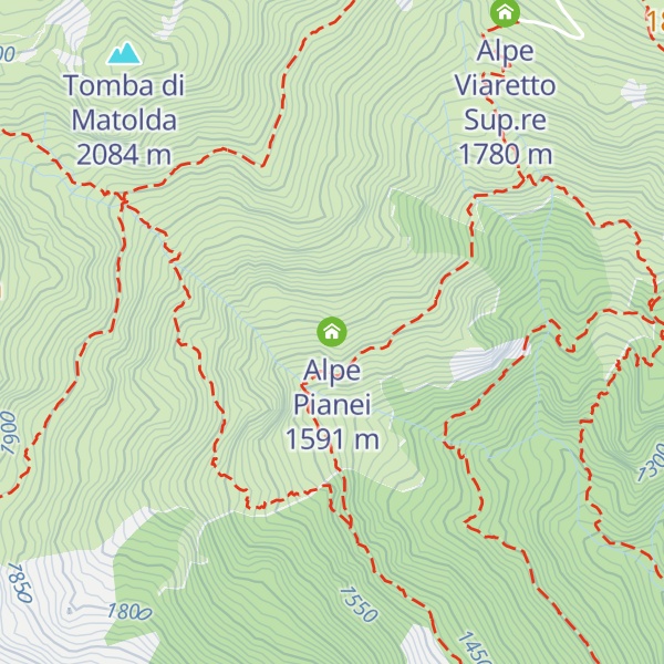Map of Alpe Pianei