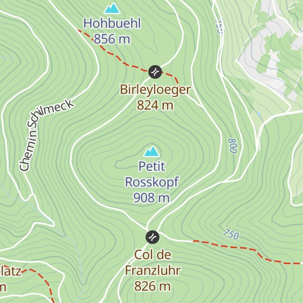 Map of Petit Rosskopf