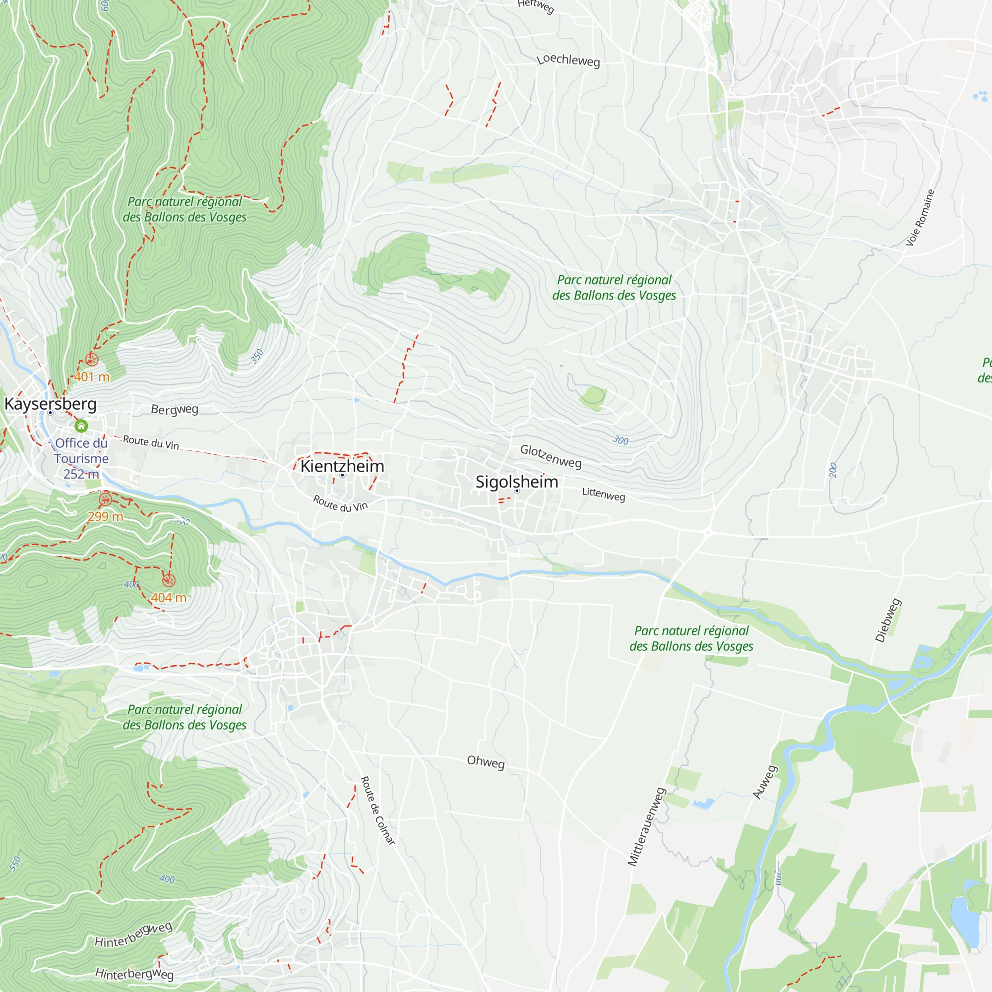 Gîte de France map