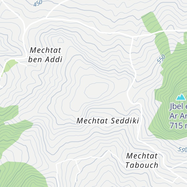 Map of Djebel Arara