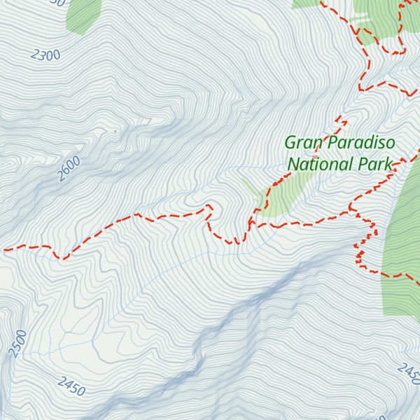 Map of Casotto P.N.G.P. del Trayo