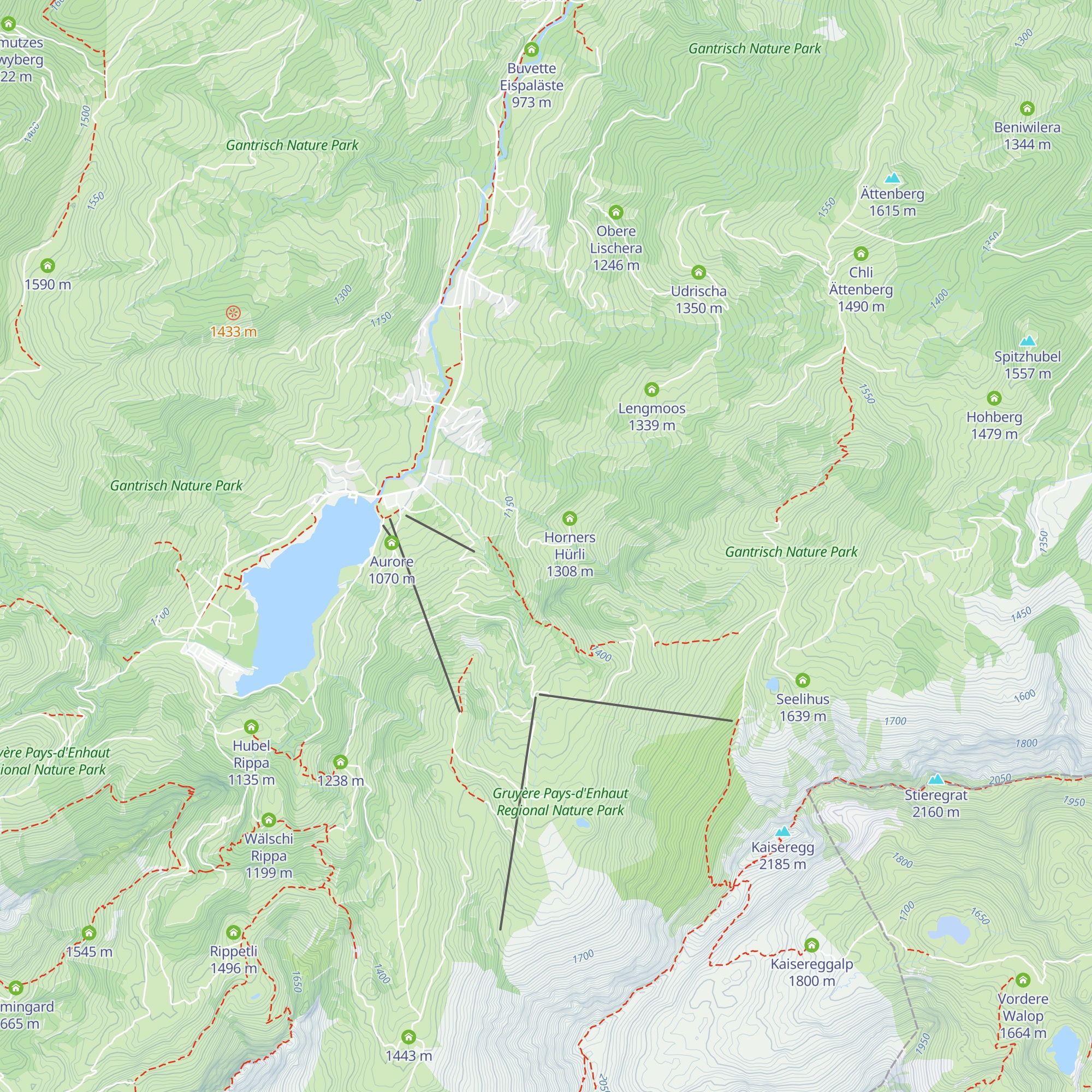 Roggos Hürli map