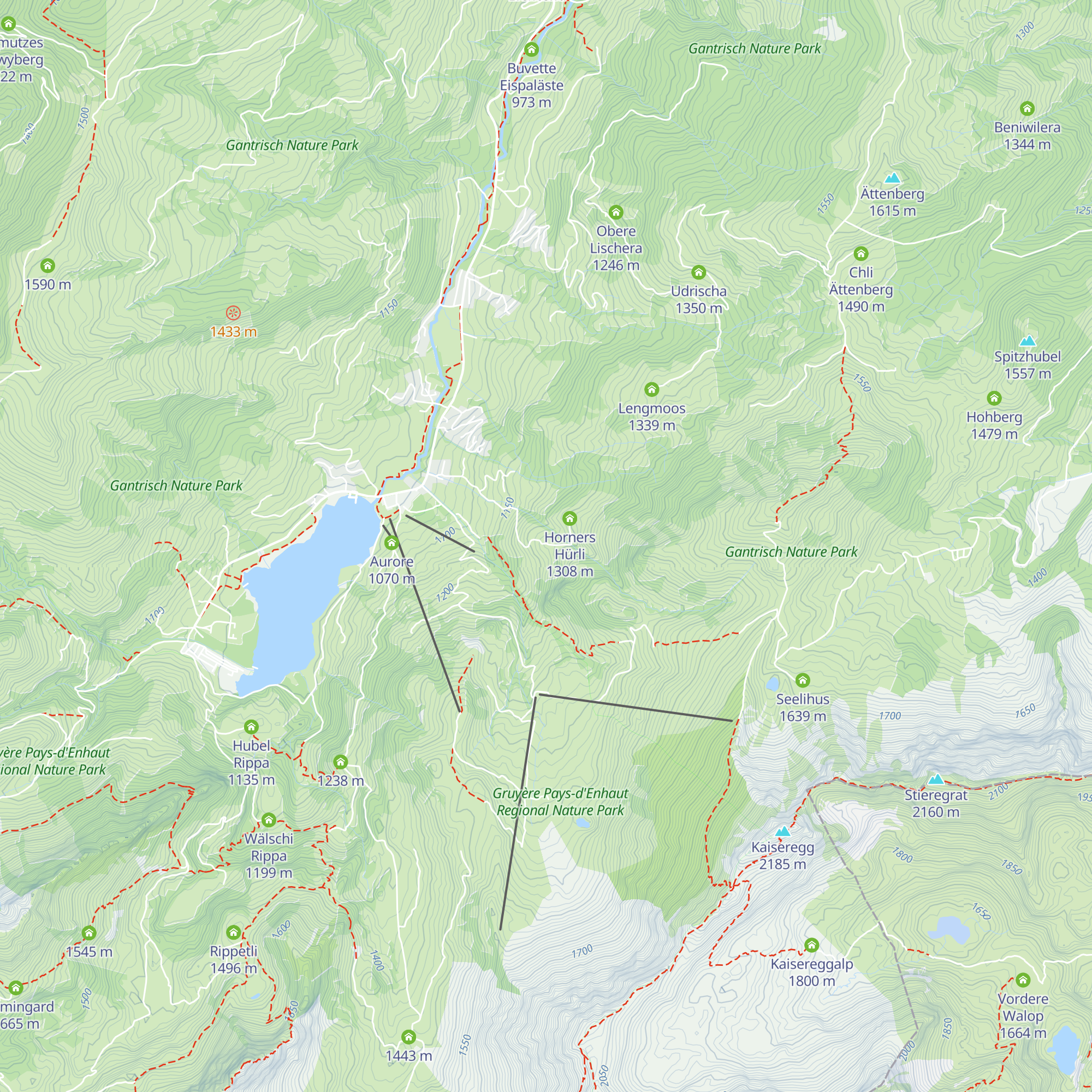 Roggos Hürli map