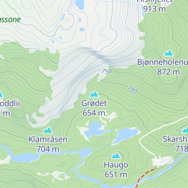 Map of Grødet