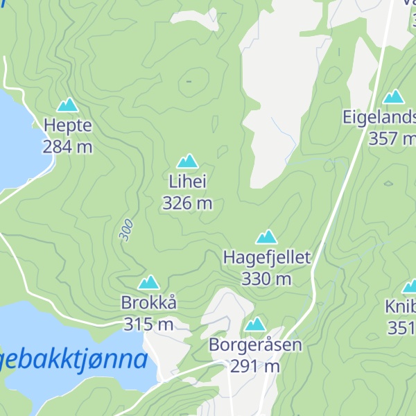 Map of Krågekniben