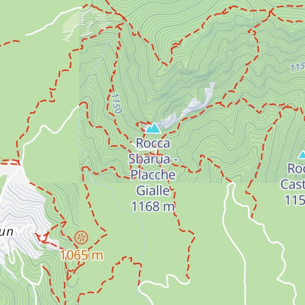 Map of Rifugio Melano Casa Canada