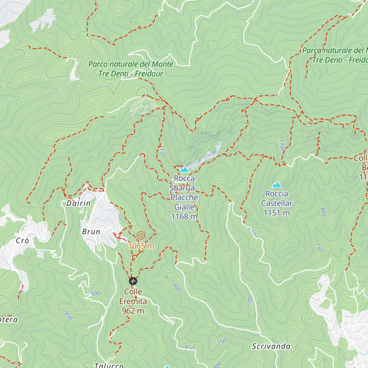 Rifugio Melano Casa Canada map