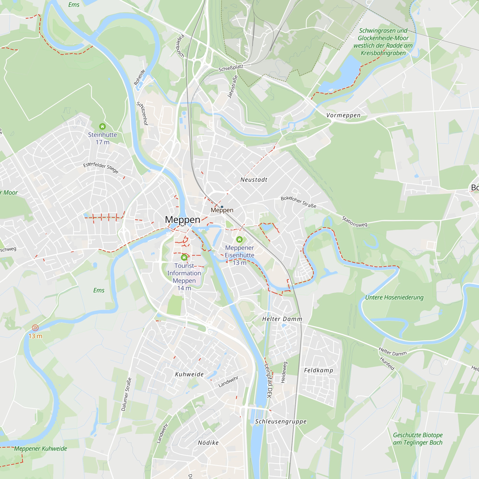 Meppener Eisenhütte map