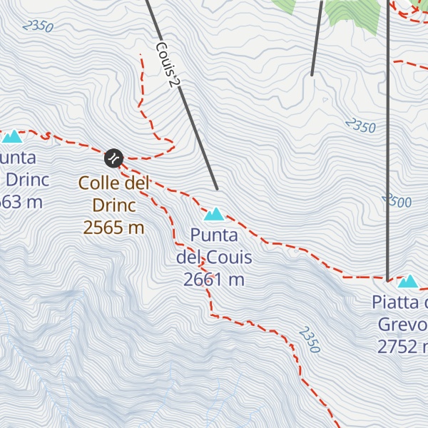 Map of Punta del Couis