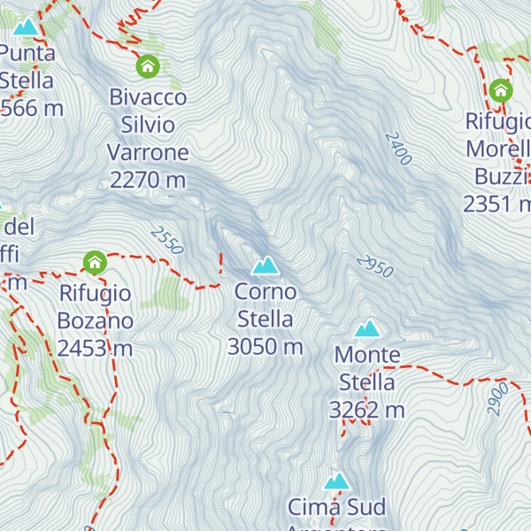Map of Corno Stella