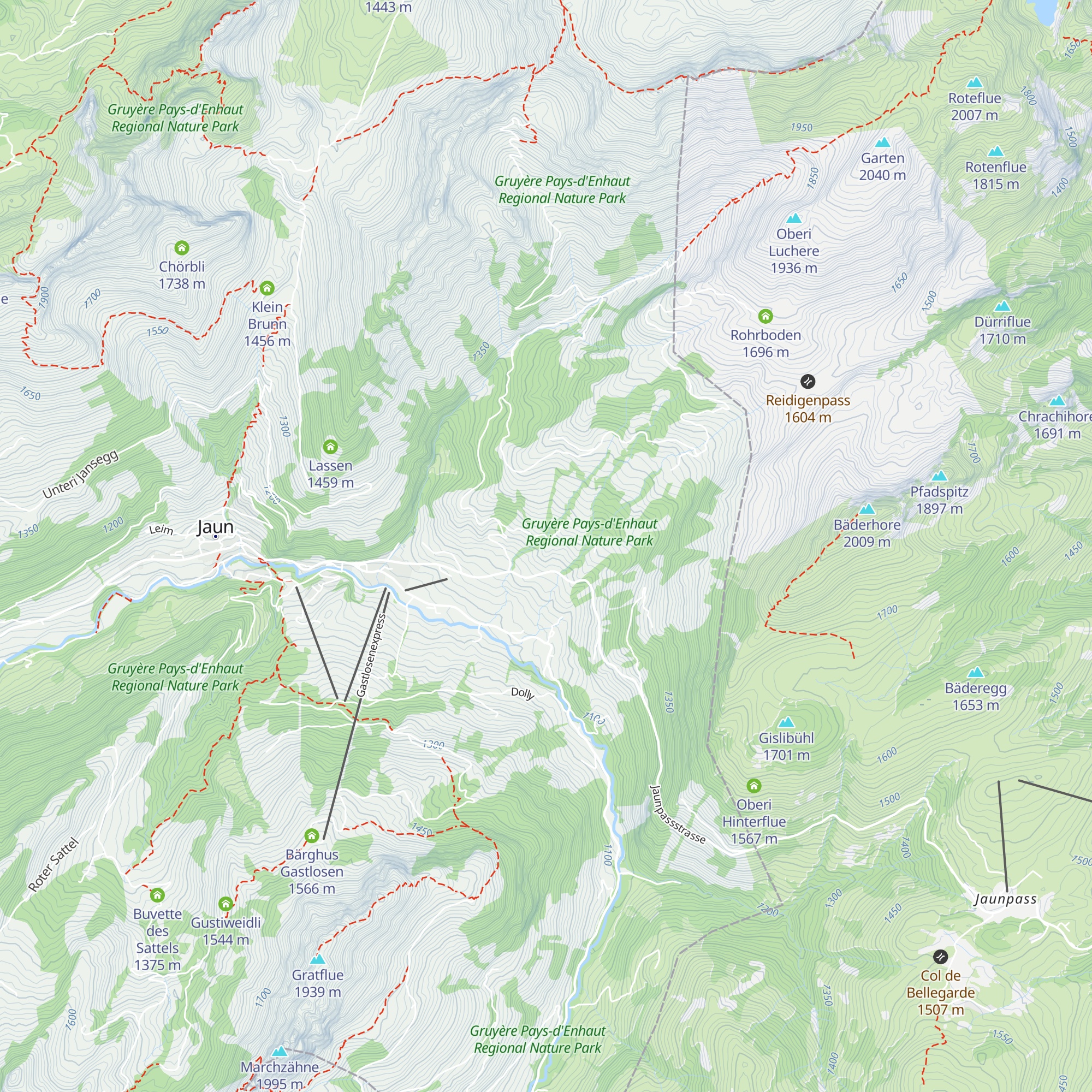 In der Weid map