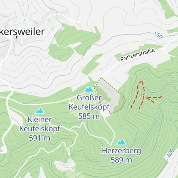 Map of Großer Keufelskopf